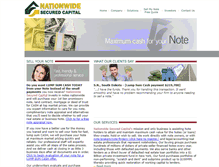 Tablet Screenshot of nationwidesecuredcapital.com